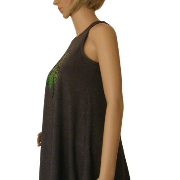 LOL Vintage Top Size M St. Patrick's Tank Sequins - Picture 5 of 9